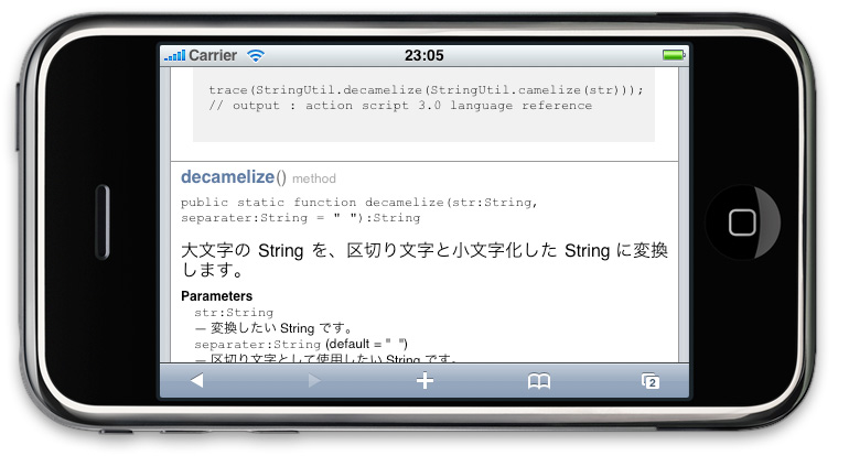 ASDoc Templates for iPhone