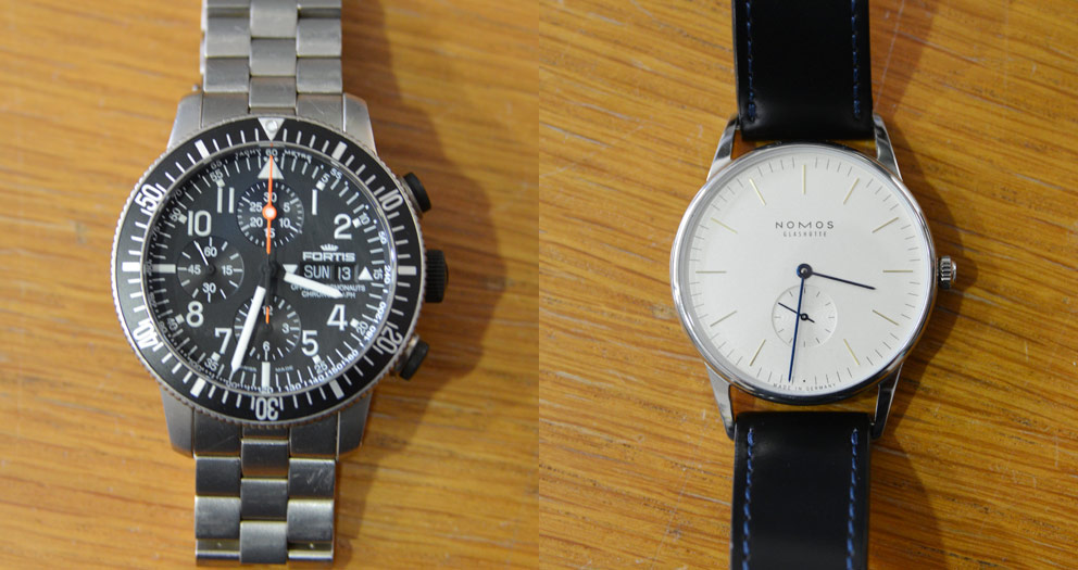 時計をオーバーホールに出した + 修理に出す。