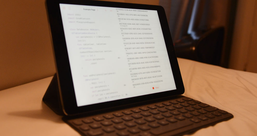 Swift Playground for iPad で Bluetooth 機器の一覧を取得する