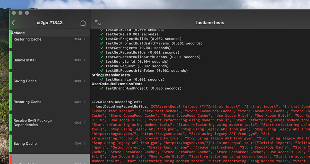 CI2Go for macOS をリリースしました